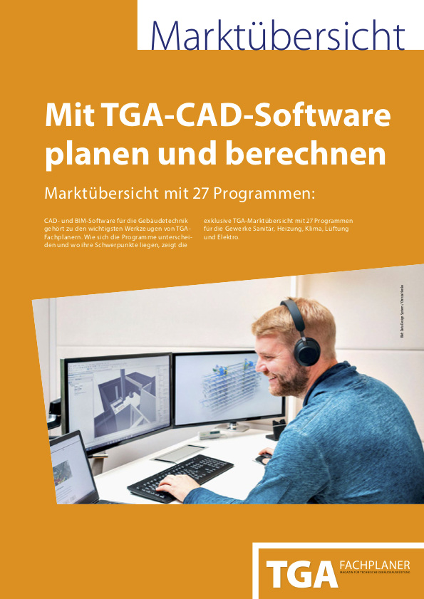TGA Marktübersicht Mit TGA-CAD-Software planen und berechnen