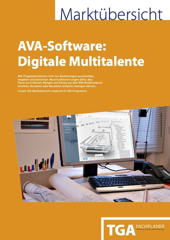TGA Marktübersicht AVA-Software: Digitale Multitalente