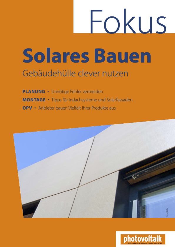 Solares Bauen - Gebäudehülle clever nutzen