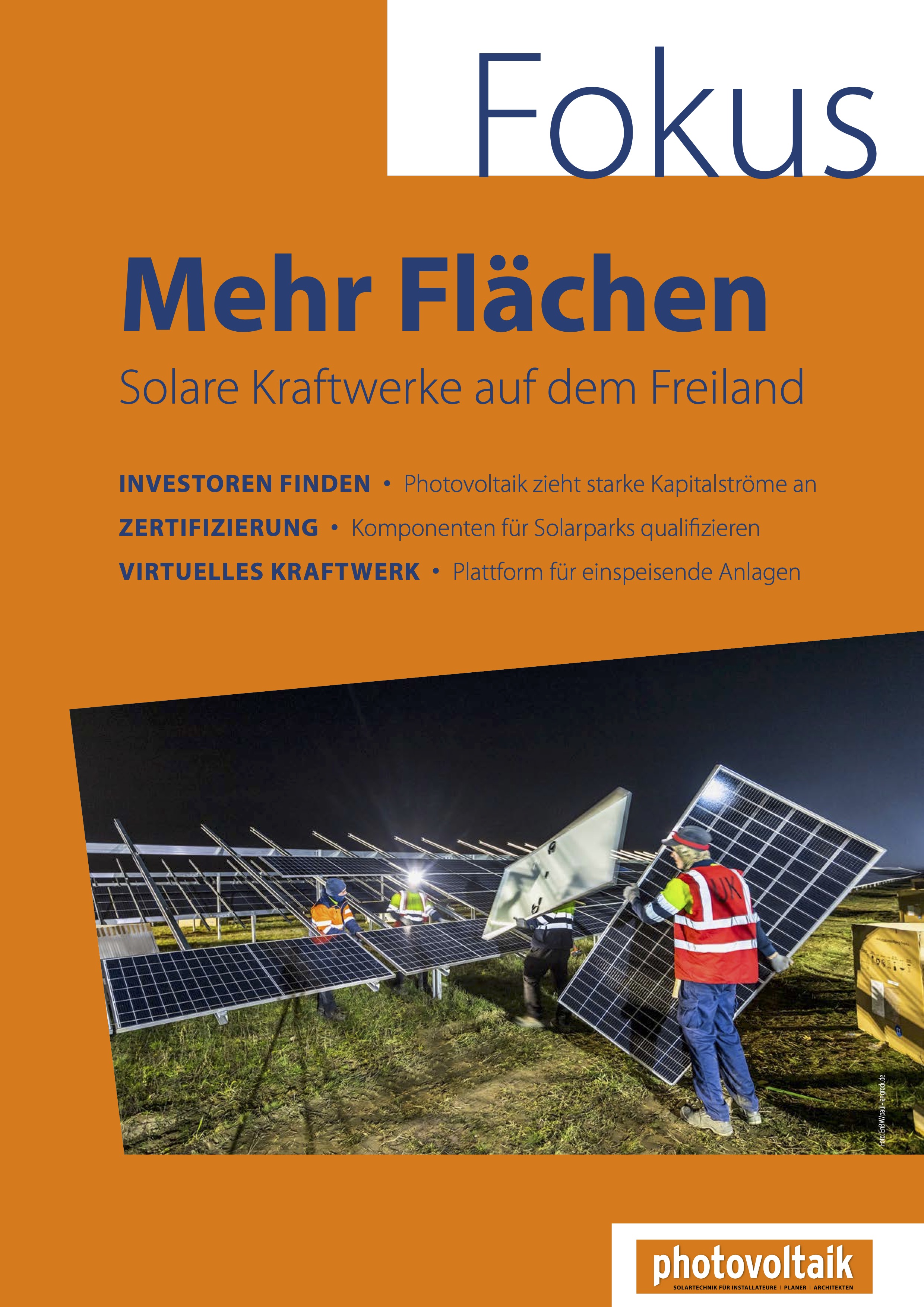 Solarparks: Bereit fürs große Geschäft
