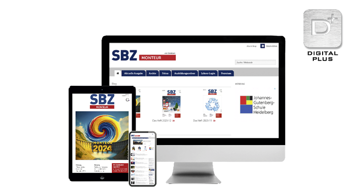 SBZ Monteur Digital Plus Jahres-Abo