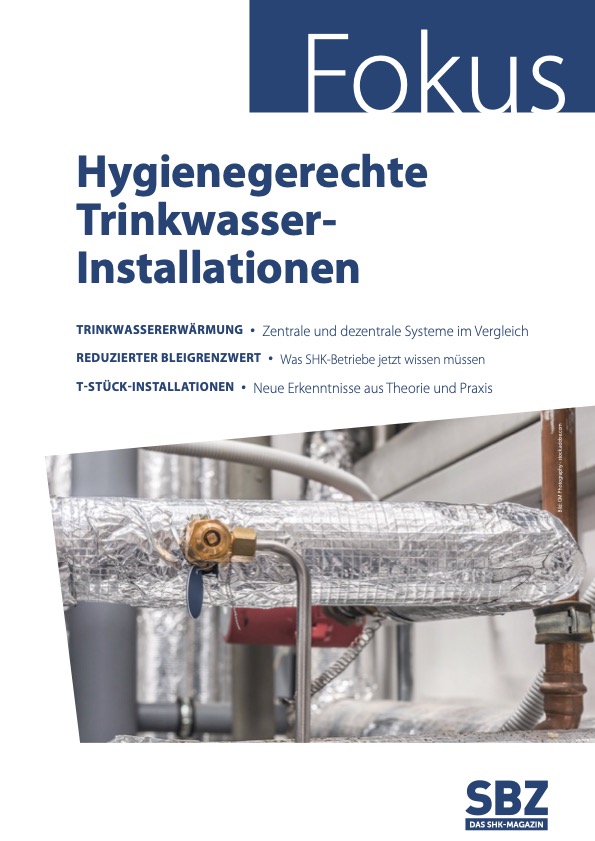 SBZ: Hygienegerechte Trinkwasser-Installationen