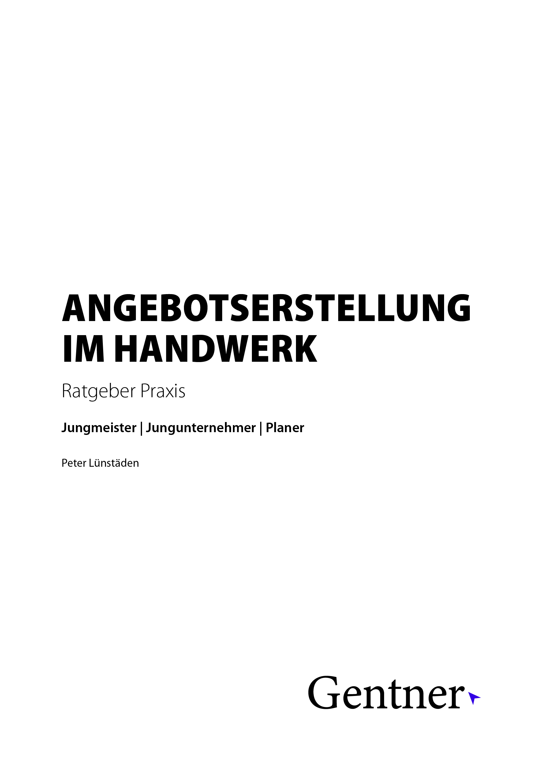 Cover Angebotserstellung im Handwerk