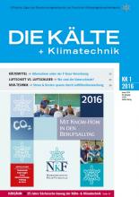 Die K&auml;lte- und Klimatechnik 2016-1